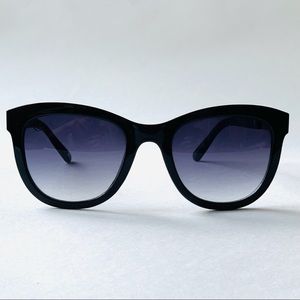 New Nicole by Nicole Miller Black Cat Eye Sunglasses
